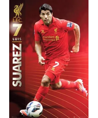 Liverpool Suarez 12/13 - plakat