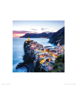 Nadmorskie miasteczko - reprodukcja