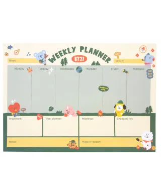 BT21 - planer tygodniowy A3