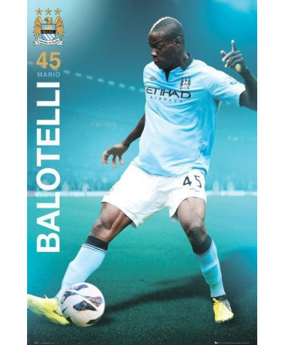 Manchester City Balotelli 12/13 - plakat