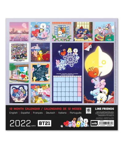 BT21 - kalendarz 2022