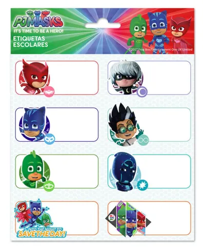 Pidżamersi PJ Masks - naklejki na zeszyt