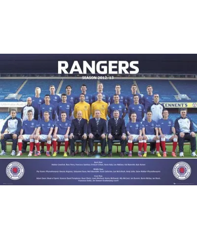 Rangers Team Photo 12/13 - plakat