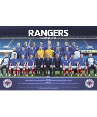 Rangers Team Photo 12/13 - plakat