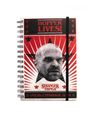 Stranger Things Hopper Lives - notes A5 kołozeszyt