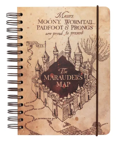 Harry Potter Mapa Huncwotów - notes A5