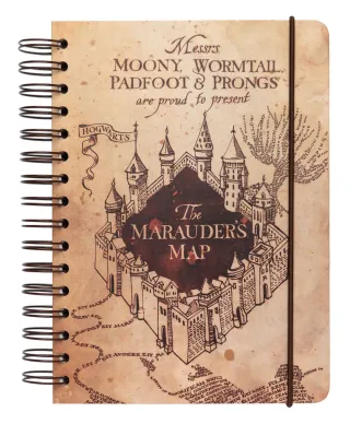 Harry Potter Mapa Huncwotów - notes A5