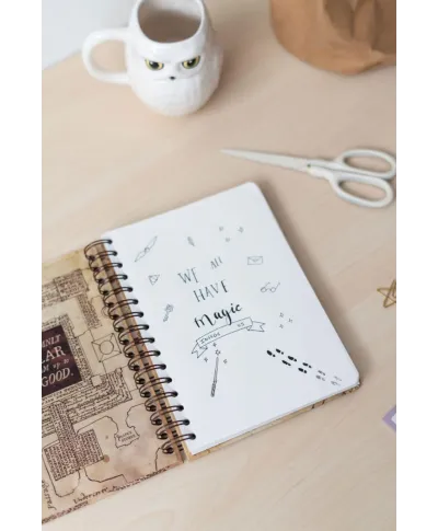 Harry Potter Mapa Huncwotów - notes A5