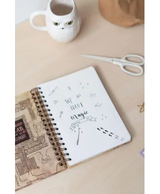 Harry Potter Mapa Huncwotów - notes A5