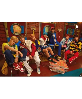 BTS Pizza - plakat