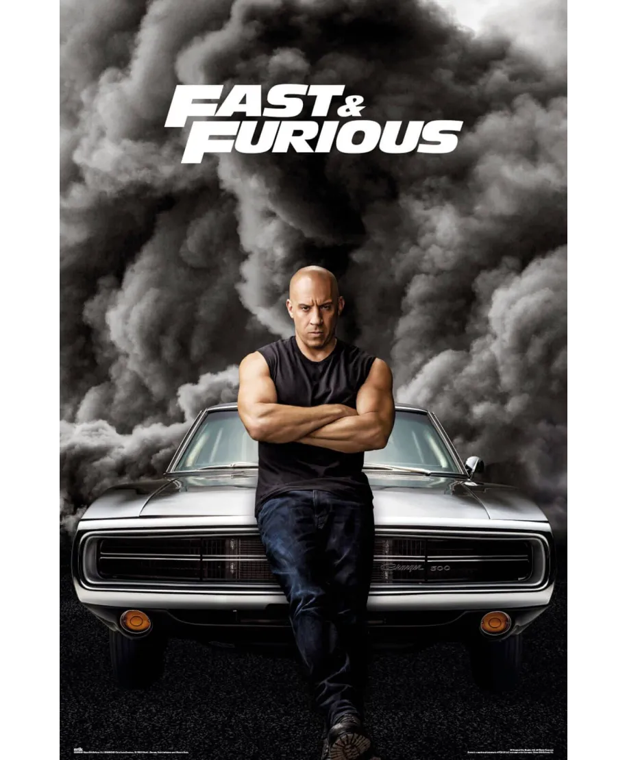 Fast and Furious Dominic - plakat