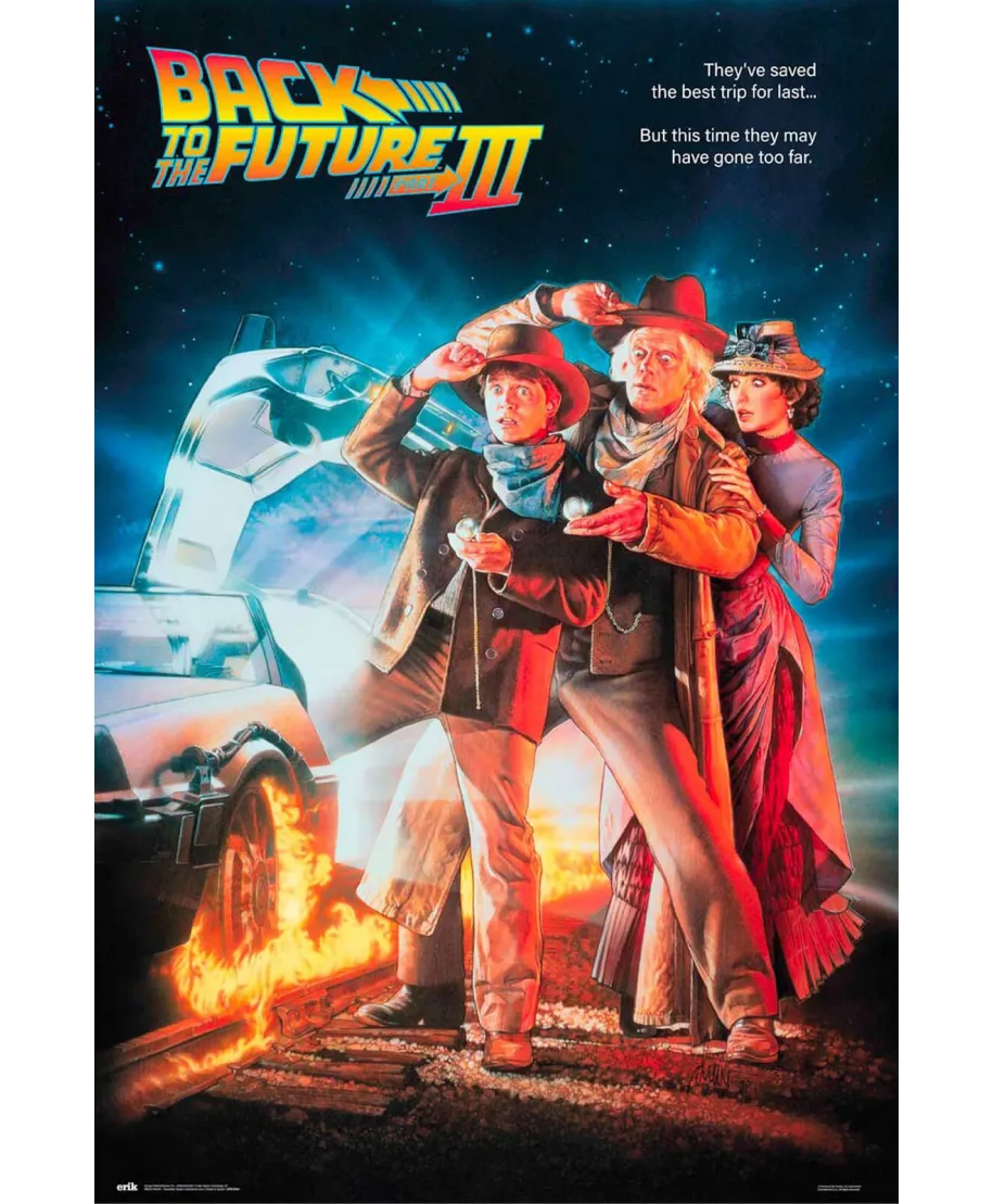 Powrót Do Przyszłości 3 - plakat