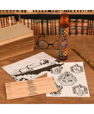 Harry Potter Hogwarts - zestaw kredek w tubie