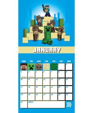 Minecraft - kalendarz 2022
