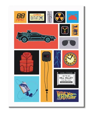 Back to the Future Collection - obraz na płótnie