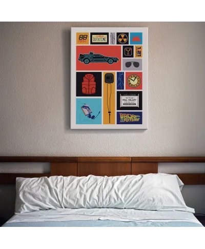 Back to the Future Collection - obraz na płótnie