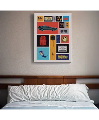 Back to the Future Collection - obraz na płótnie