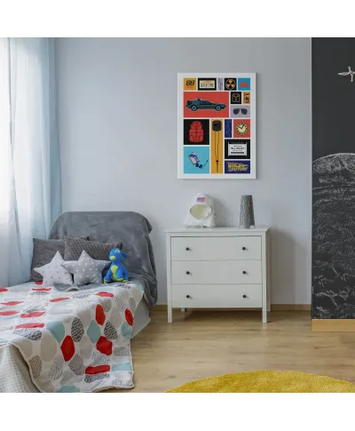 Back to the Future Collection - obraz na płótnie