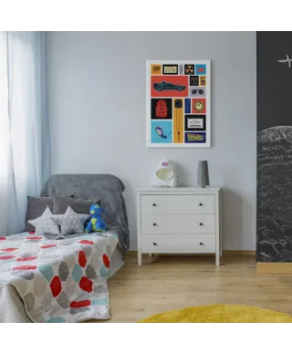 Back to the Future Collection - obraz na płótnie