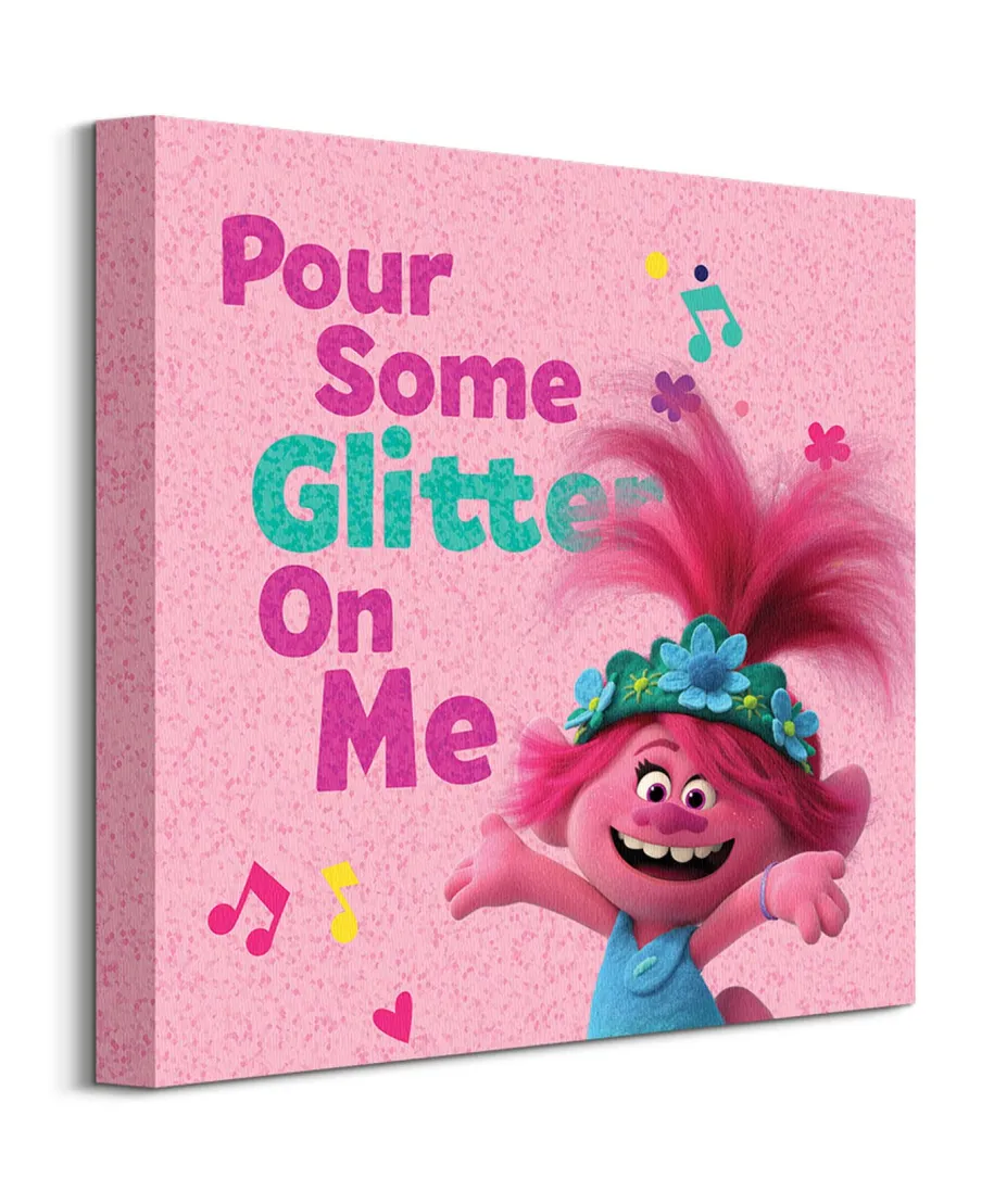 Trolls World Tour Pour Some Glitter On Me - obraz na płótnie