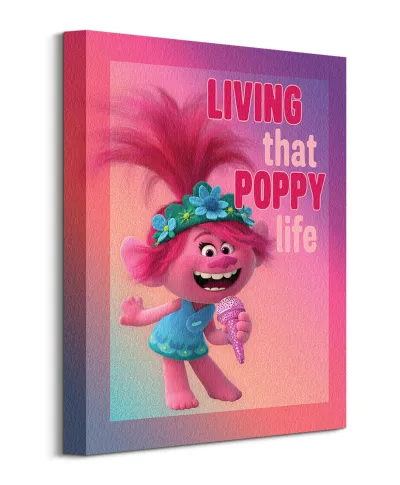 Trolls World Tour Poppy Life - obraz na płótnie