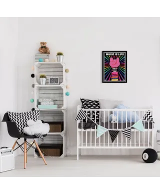 Trolls World Tour Life Is Music - obraz na płótnie