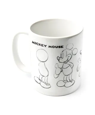 Mickey Mouse Sketch Process - kubek