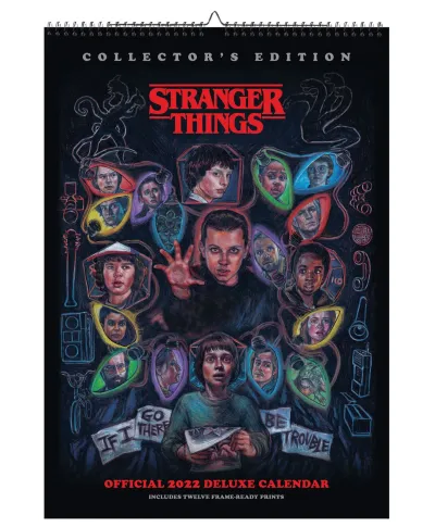 Stranger Things Deluxe - kalendarz A3 na 2022 rok