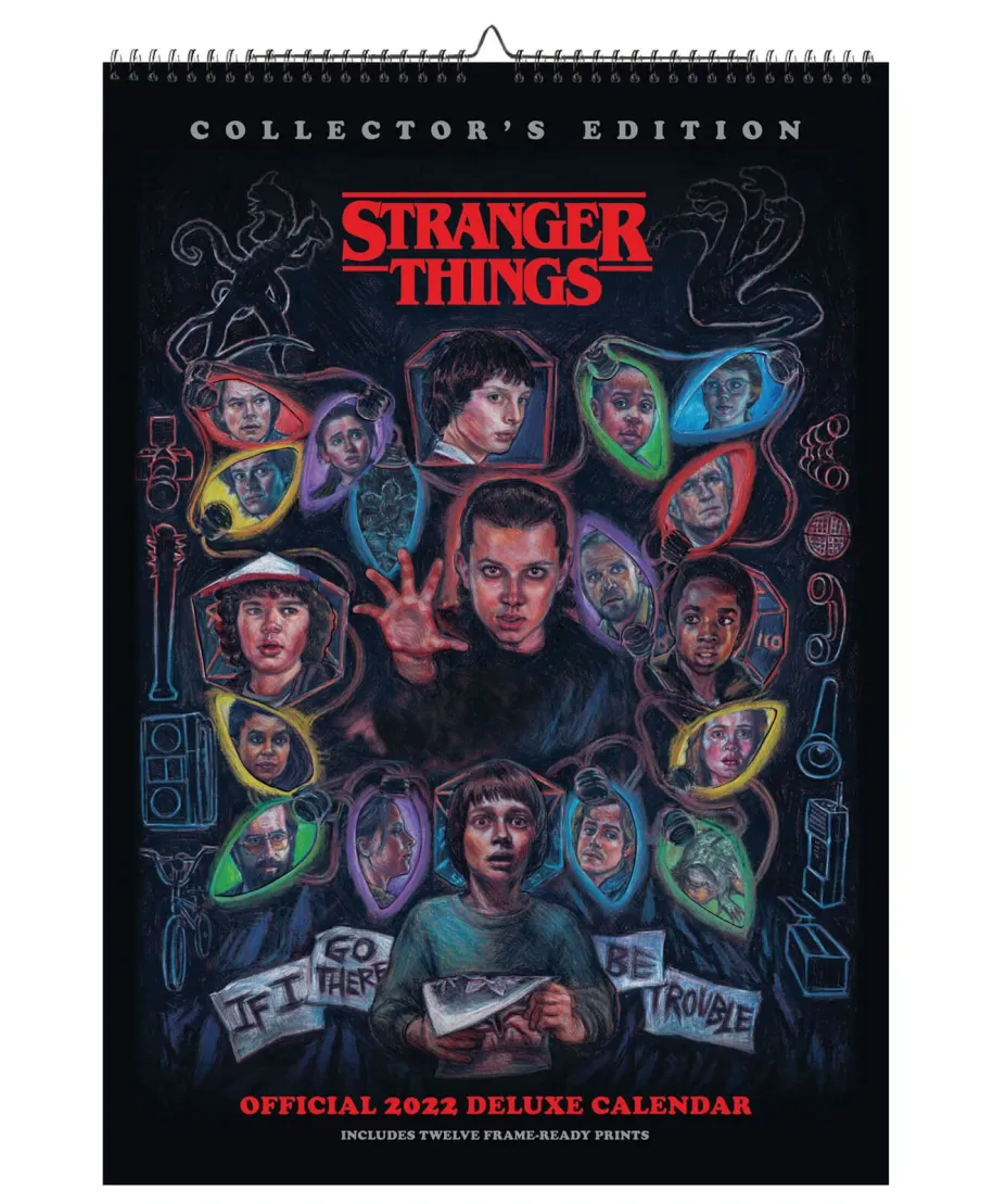 Stranger Things Deluxe - kalendarz A3 na 2022 rok