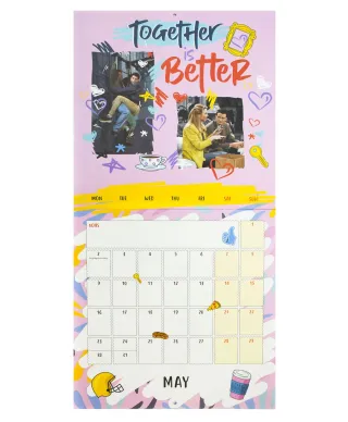 Friends - zestaw na prezent długopis, kalendarz, pamiętnik 2022