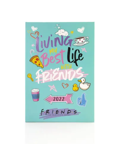 Friends - zestaw na prezent długopis, kalendarz, pamiętnik 2022