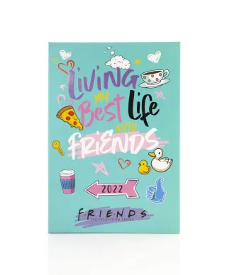 Friends - zestaw na prezent długopis, kalendarz, pamiętnik 2022