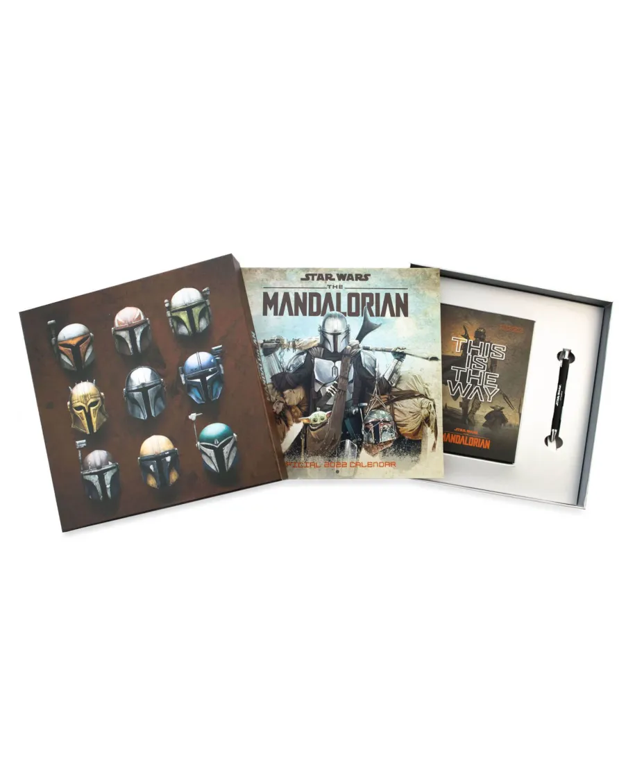 Star Wars The Mandalorian - zestaw na prezent długopis, kalendarz, pamiętnik 2022