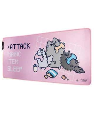 Pusheen - podkładka pod mysz LED