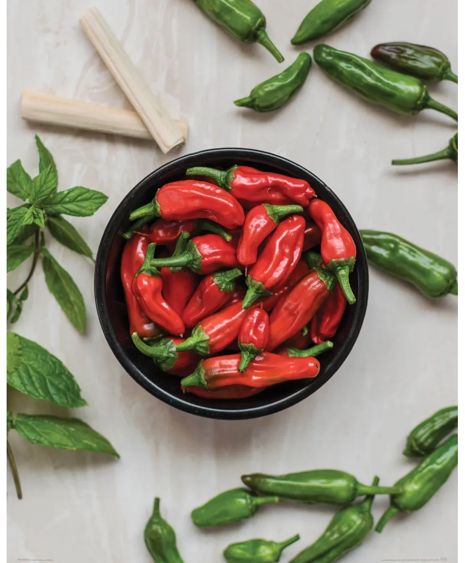 Ostre papryczki - plakat