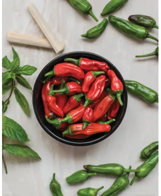 Ostre papryczki - plakat