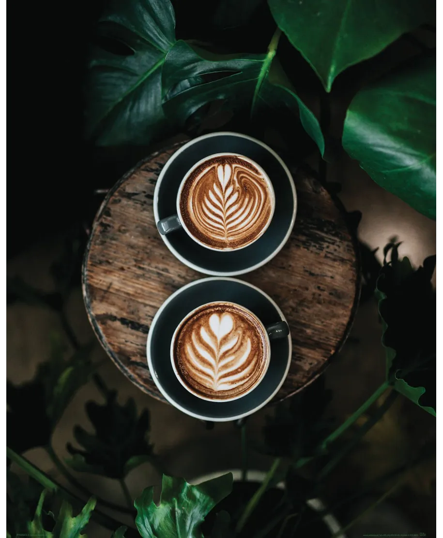 Malowana kawa - plakat