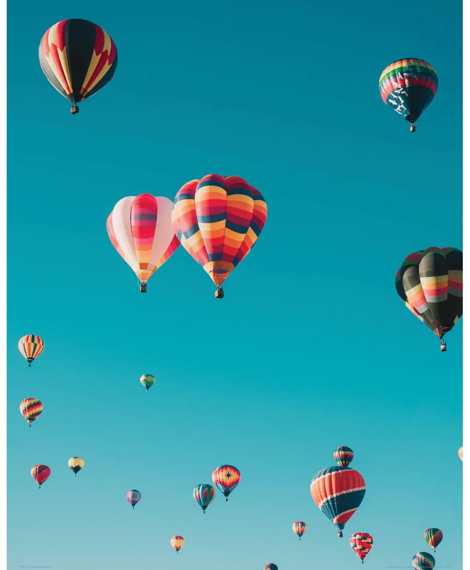 Kolorowe Balony - plakat