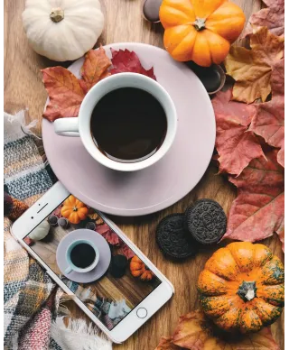 Jesienna Kawa - plakat