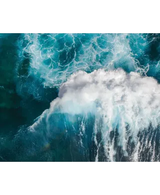 Wzburzone morze - plakat