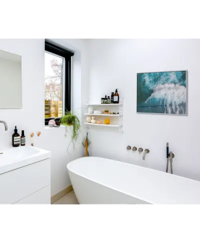 Wzburzone morze - plakat