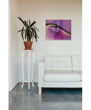 Fioletowa Abstrakcja - plakat