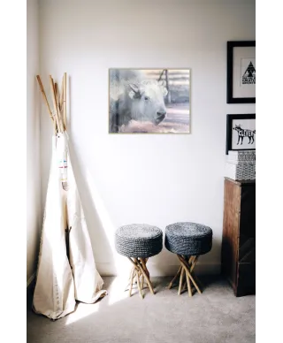 Biały Bizon - plakat