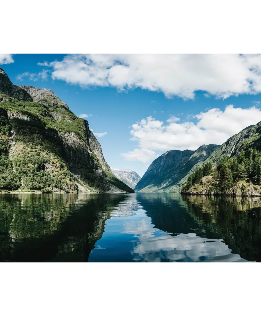 Fiordy Gudvangen - plakat