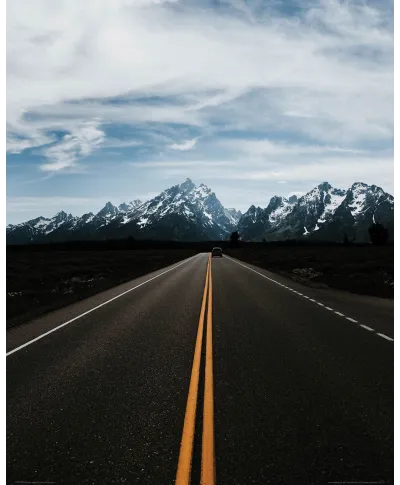 Droga w Góry - plakat