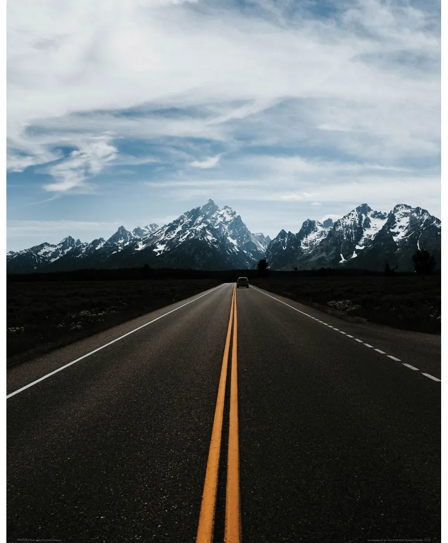 Droga w Góry - plakat