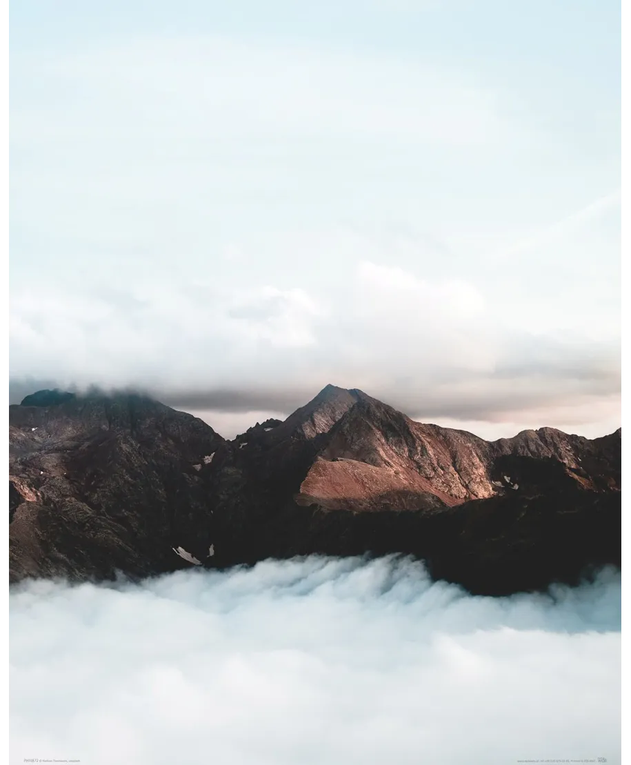 Góry we mgle - plakat