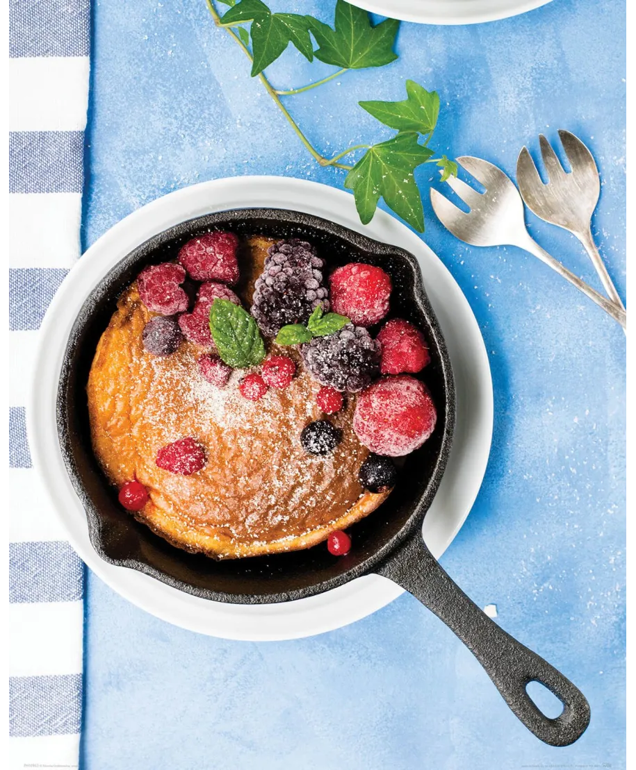 Owocowe ciasto - plakat