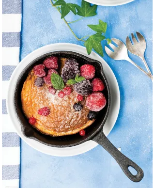 Owocowe ciasto - plakat