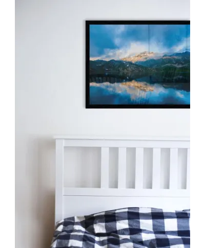 Górski staw - plakat